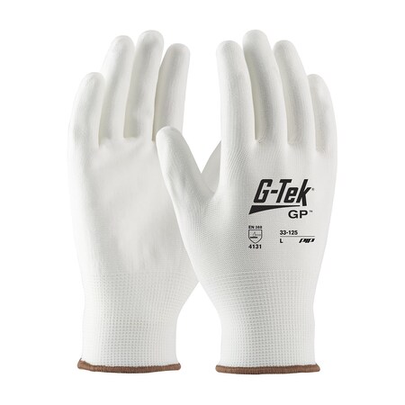 Pip Seamless Knit Nylon Glove with Polyurethane Coated Flat Grip on Palm & Fingers, 12PK 33-125/S